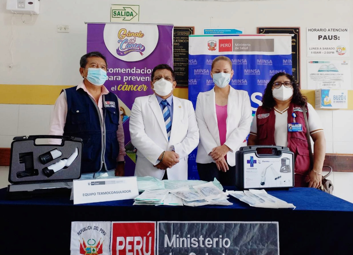 Diris Lima Sur adquiere modernos equipos para la prevención de cáncer uterino