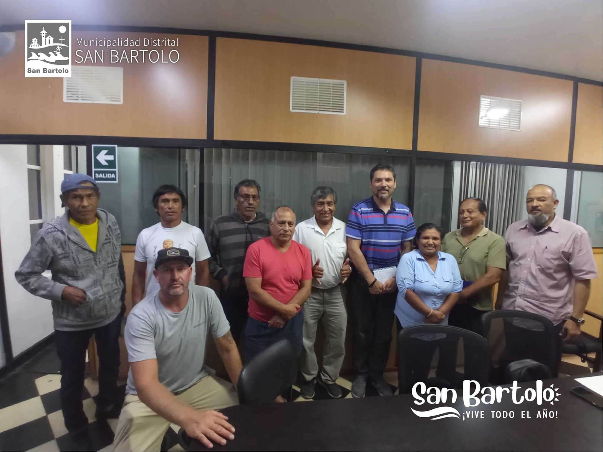 reuniรณn con los pescadores