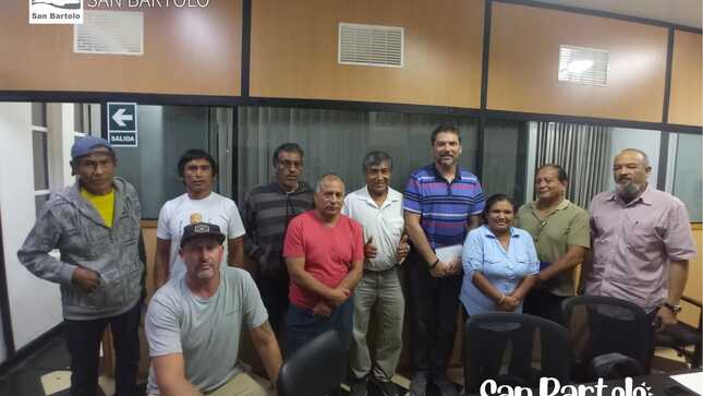 reunión con los pescadores 