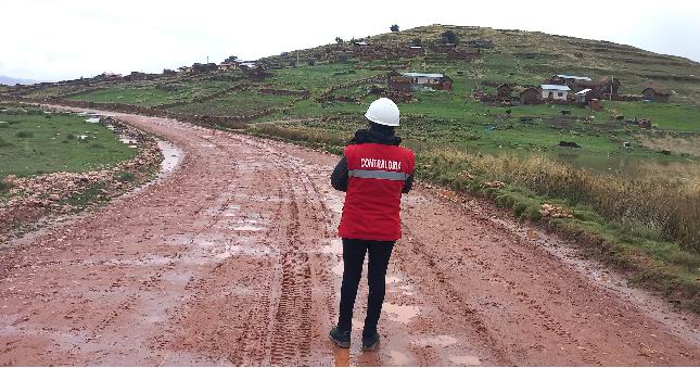Contraloría alerta demora en entrega de obra de S/ 1.2 millones para mantenimiento de caminos vecinales en Puno