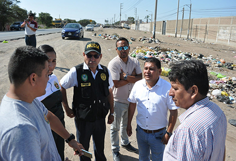 Imagen de la campaña de limpieza en Chosica del Norte