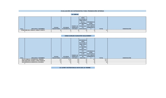 Promoción Interna parte 1