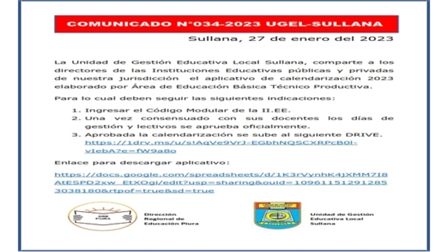 Comunicado N°34