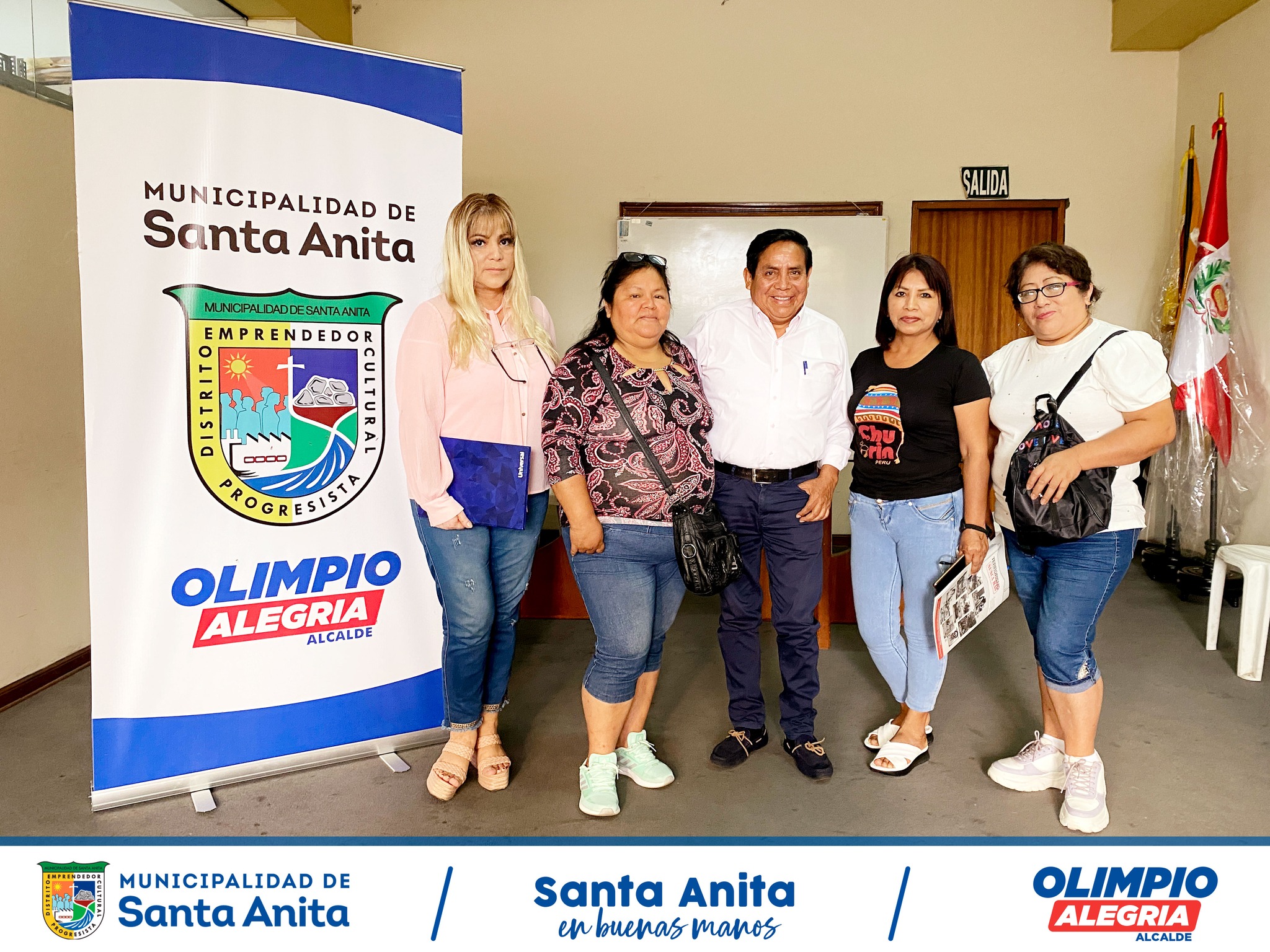 Nuestro alcalde Olimpio Alegría sostuvo la primera reunión con el comité de vaso de leche, donde se comprometió a dar agilidad a los procesos de raciones del programa de vaso de leche en favor de nuestros vecinos #Santanitenses.