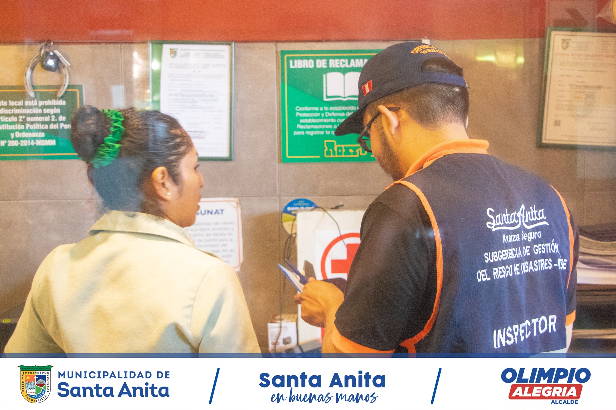 La Municipalidad de Santa Anita a través de la Subgerencia de Gestión del Riesgo de Desastre e Inspecciones Técnicas de Seguridad en Edificaciones y la Subgerencia de Fiscalización vienen realizando un recorrido por los negocios de los emprendedores #santanitenses, con el objetivo de orientarlos y despejar sus dudas en las actualizaciones de sus permisos y certificados ITSE, evitando así posibles sanciones por no cumplir a tiempo con sus permisos.