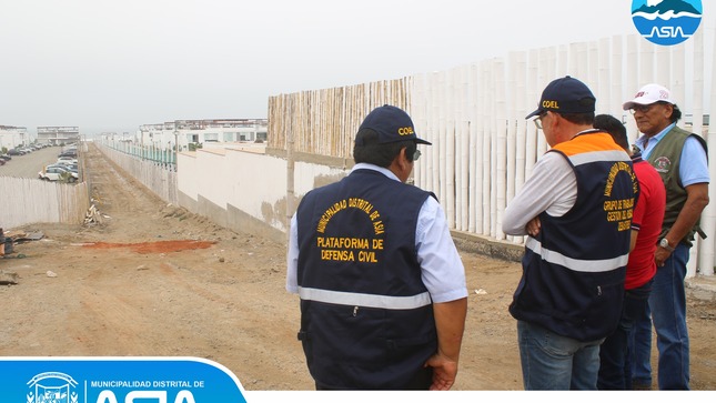 Municipalidad de Asia Superviso los accesos a las playas