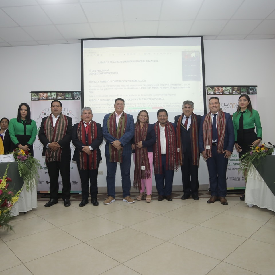 1° encuentro de mancomunidad regional amazónica para promover la integración y coadyuvar al proceso de regionalización