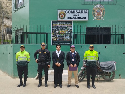 Nota de Prensa: Juez de Tarma realizó despacho itinerante en Huasahuasi