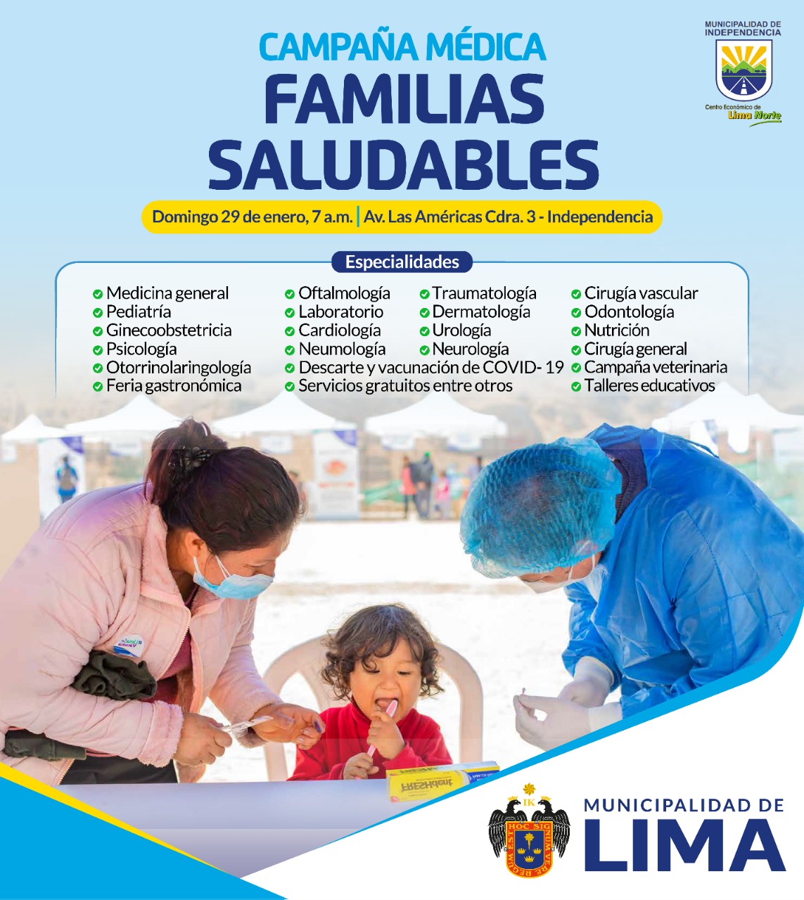• Será un día de integración familiar.