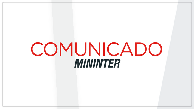 Comunicado Mininter n.° 3 - 2023