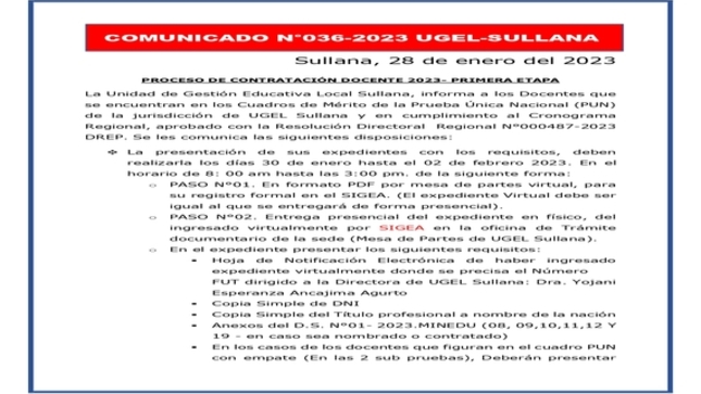 Comunicado N°36 parte 1