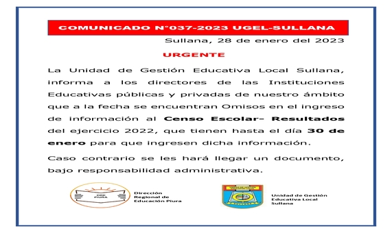 Comunicado N°37