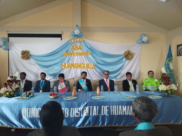 Invitado de honor por el distrito de Huamanguilla