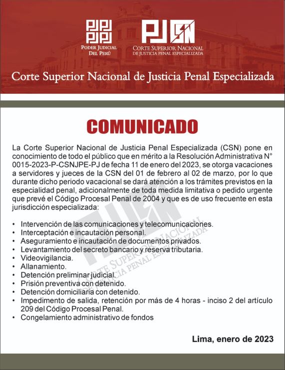 Comunicado