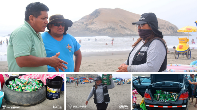 a Gerencia de Fiscalización y Control de Sanciones Administrativas, viene concientizando, erradicando y decomisará a las personas que reiteran ejercer el comercio ambulatorio sin autorización en las playas, perturben la tranquilidad de los usuarios de los litorales marinos, medidas y otras restricciones que se están ejecutando.