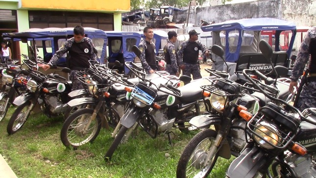 Entrega de motocicletas lineales