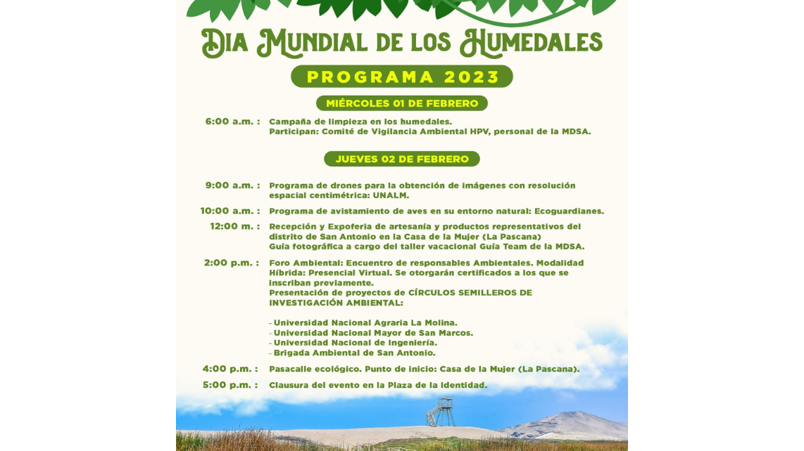 Día Mundial de los Humedales