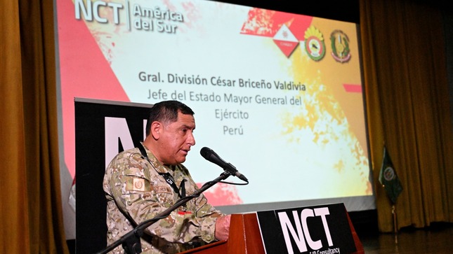 Por primera vez en el Perú se desarrolla el Evento Internacional NCT “Amenazas No Convencionales de América del Sur" y el Ejército del Perú abre la puerta de sus instalaciones para la inauguración de la V Edición de esta trascendental conferencia para la región.
