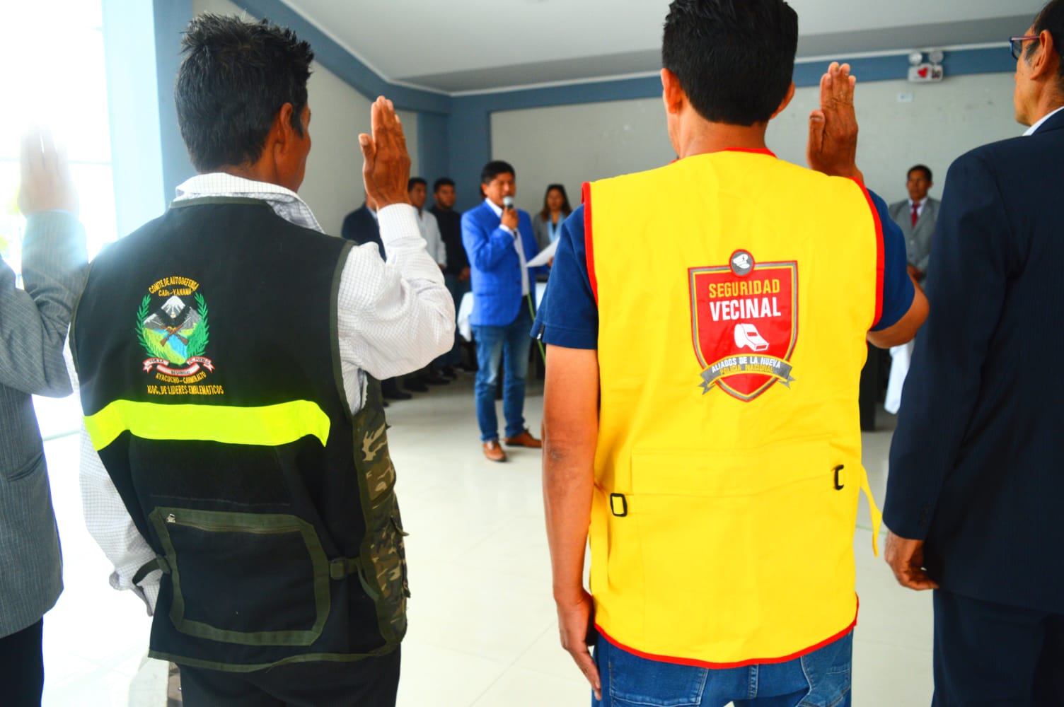 los miembros del comité distrital de seguridad ciudadana