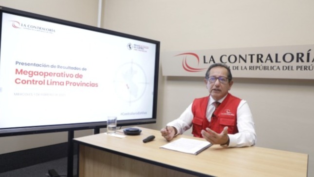 Como resultado de Megaoperativo de Control Lima Provincias, Contraloría observa ejecución de S/ 89 millones de recursos públicos