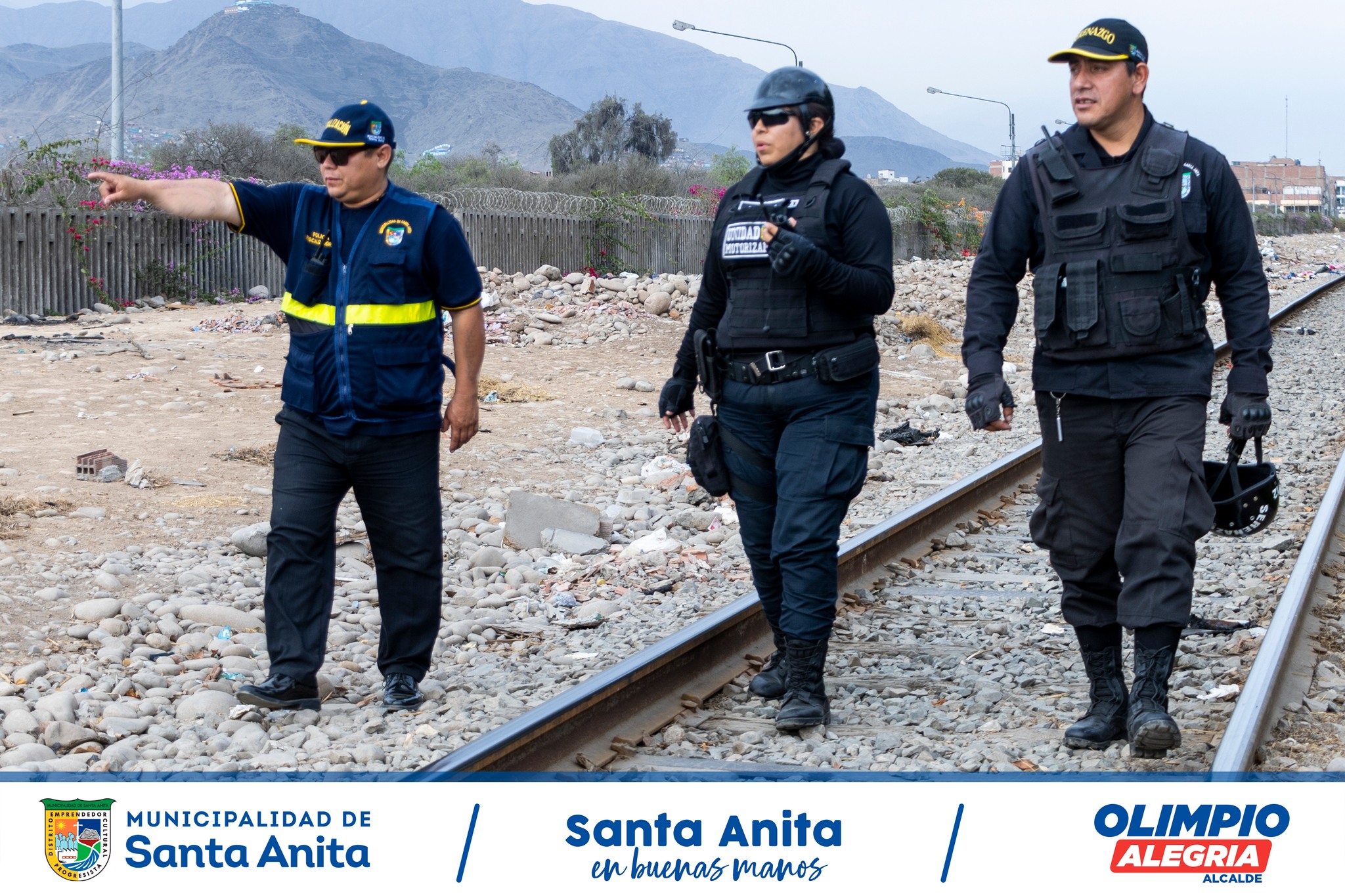 Gracias a la alerta de nuestros vecinos el personal de serenazgo realizo un operativo en la Av. ferrocarril erradicando a las personas de mal vivir.