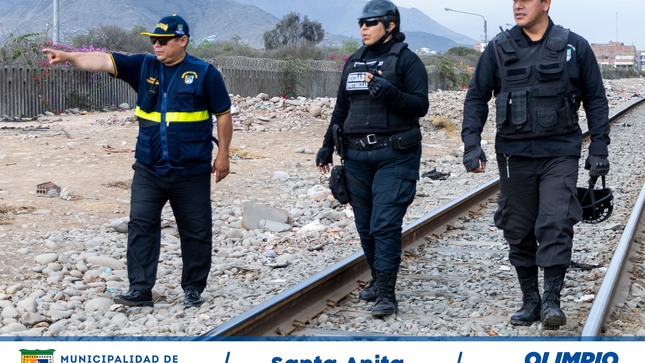 Gracias a la alerta de nuestros vecinos el personal de serenazgo realizo un operativo en la Av. ferrocarril erradicando a las personas de mal vivir.