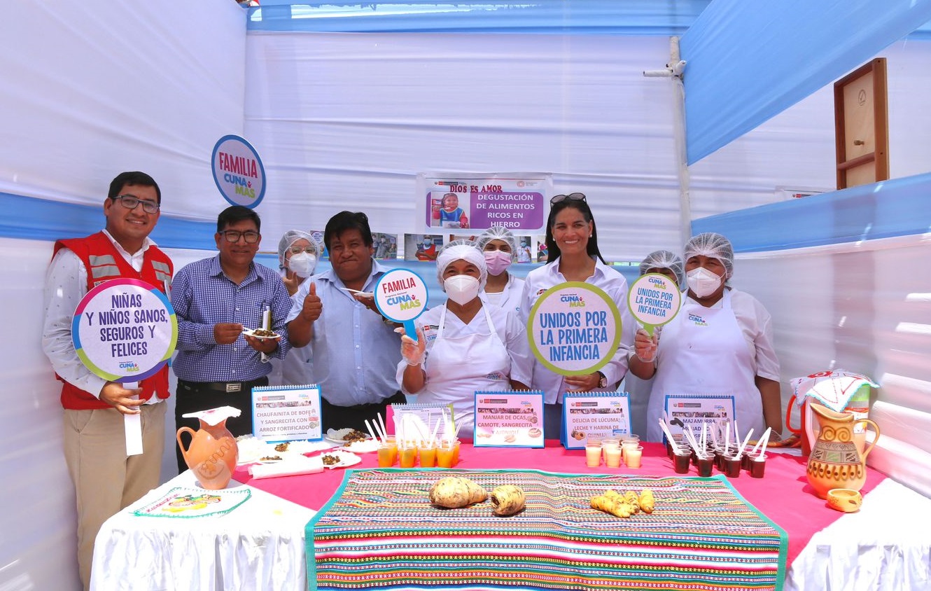 Cuna Más fortalece atención integral a niñas y niños menores de 36 meses en campaña itinerante Wawakuna en Lambayeque