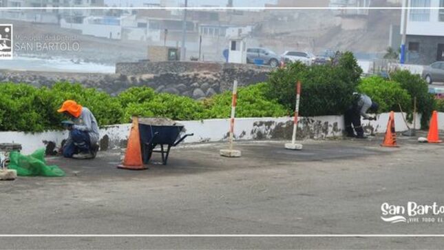reparación muros de playa norte