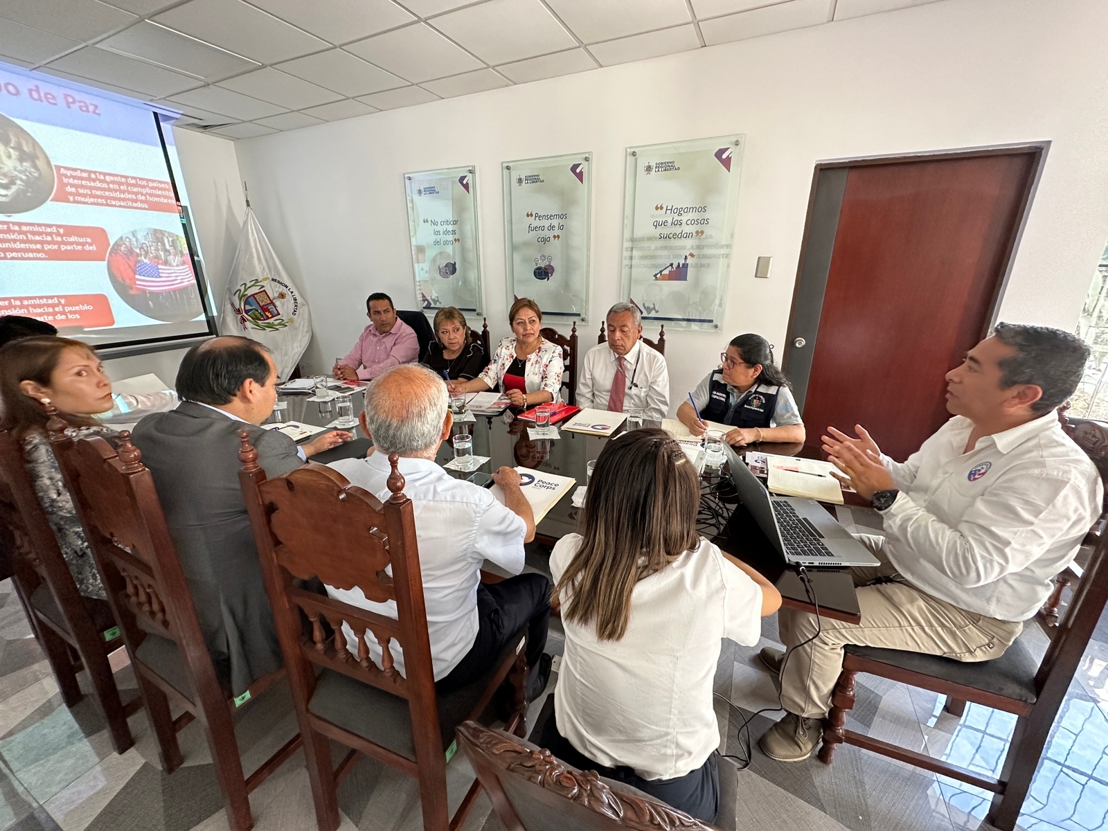 30 voluntarios de EE.UU. se unirán al gobierno regional La Libertad para mejorar la gestión de proyectos
