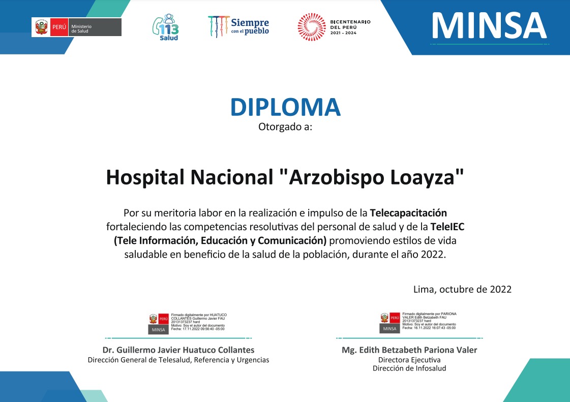 Especialistas realizaron talleres virtuales para personal de salud y población, informando y educando a la población sobre temas para el cuidado de su salud y de sus familias.