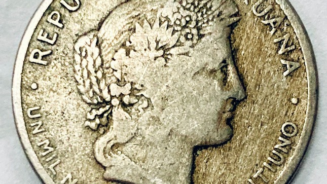Ministerio de Cultura declara Patrimonio Cultural de la Nación una moneda acuñada en 1921