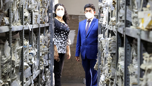 Visita de inspección archivos 