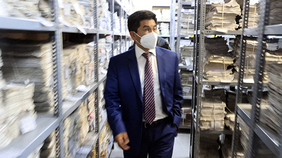 Visita de inspección archivos