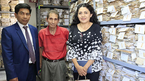 Visita de inspección archivos