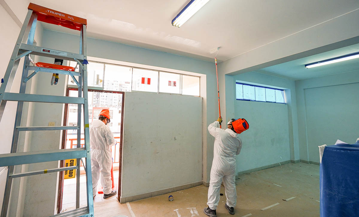 Implementamos escuelas temporales para continuidad de clases de estudiantes beneficiarios de nuestros 75 proyectos