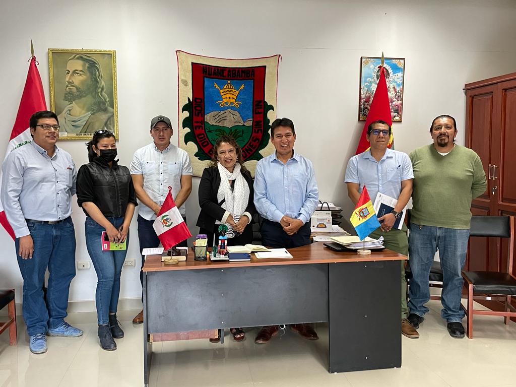 Se suscribe convenio de cooperación con Municipalidad Provincial de Huancabamba.