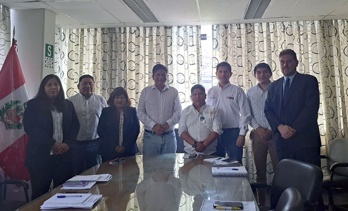 Informamos de proyectos de infraestructura educativa a alcalde de Los Olivos