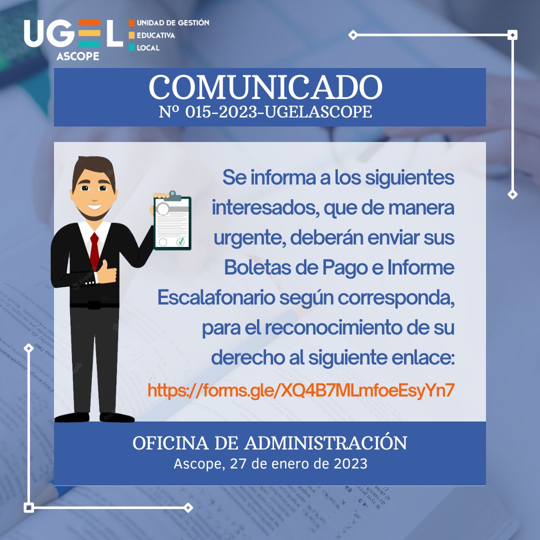 Comunicado Nยฐ15