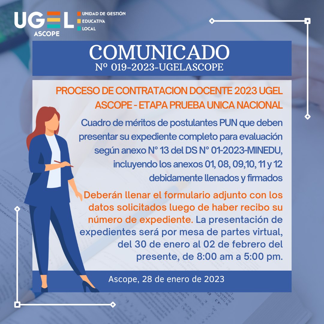 Comunicado N°19