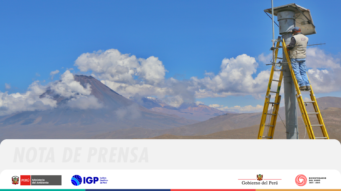 IGP realizó labores para asegurar la operatividad de la red geofísica de volcanes en la región sur del Perú