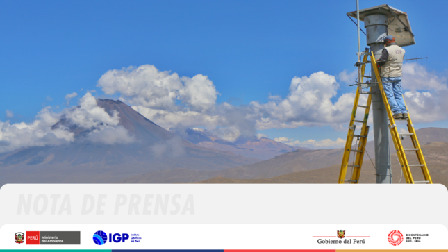 IGP realizó labores para asegurar la operatividad de la red geofísica de volcanes en la región sur del Perú
