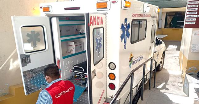 Contraloría detectó irregularidades en compra de ambulancias perjudican traslado de pacientes en Moquegua