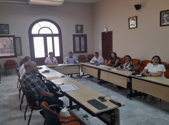 reunión en auditorio Jesús Maria
