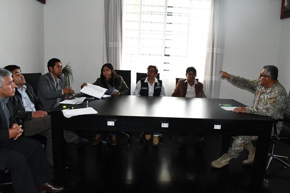 Reunión con el cuartel para el vivero municipal