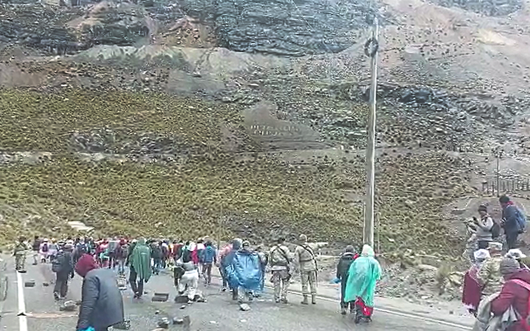 PNP liberó de forma pacífica un tramo de la Carretera Central tomado en Junín