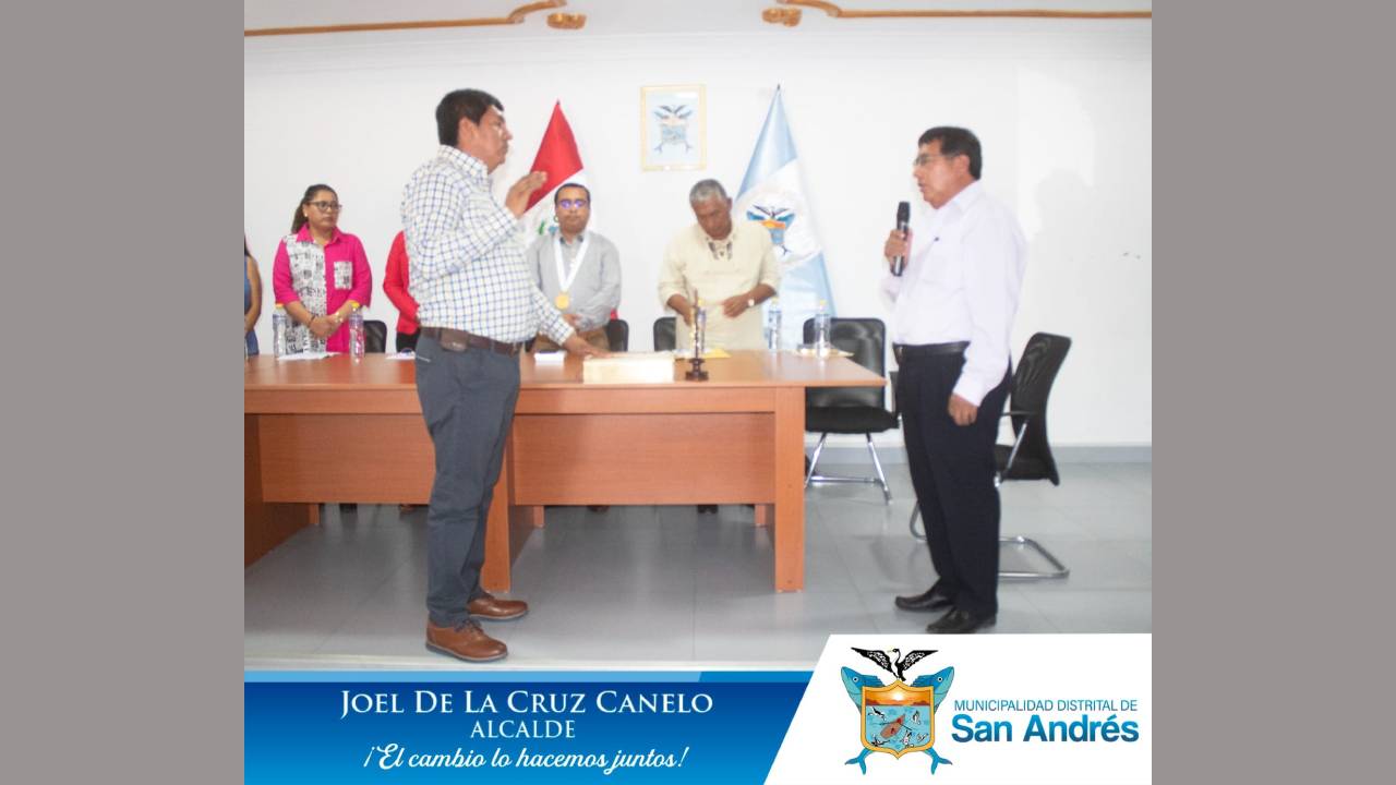 Juramentación De Los Integrantes Del COPALE Del Distrito De San Andrés.