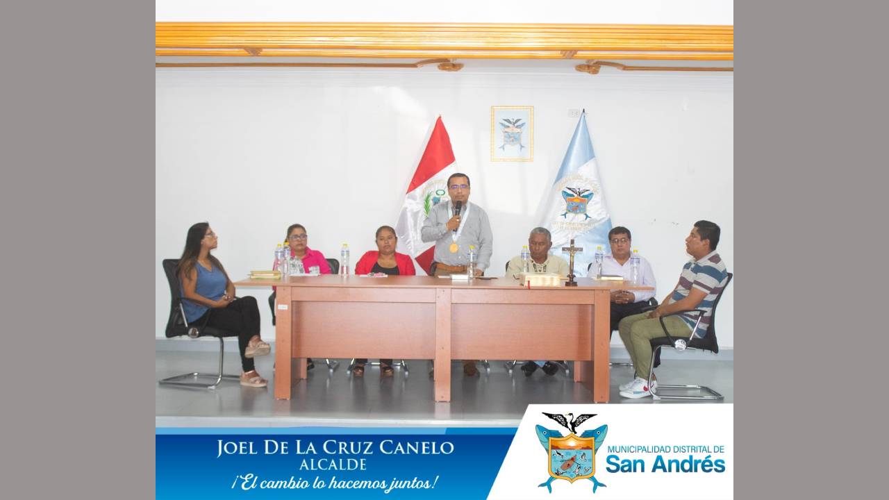 Juramentación De Los Integrantes Del COPALE Del Distrito De San Andrés.