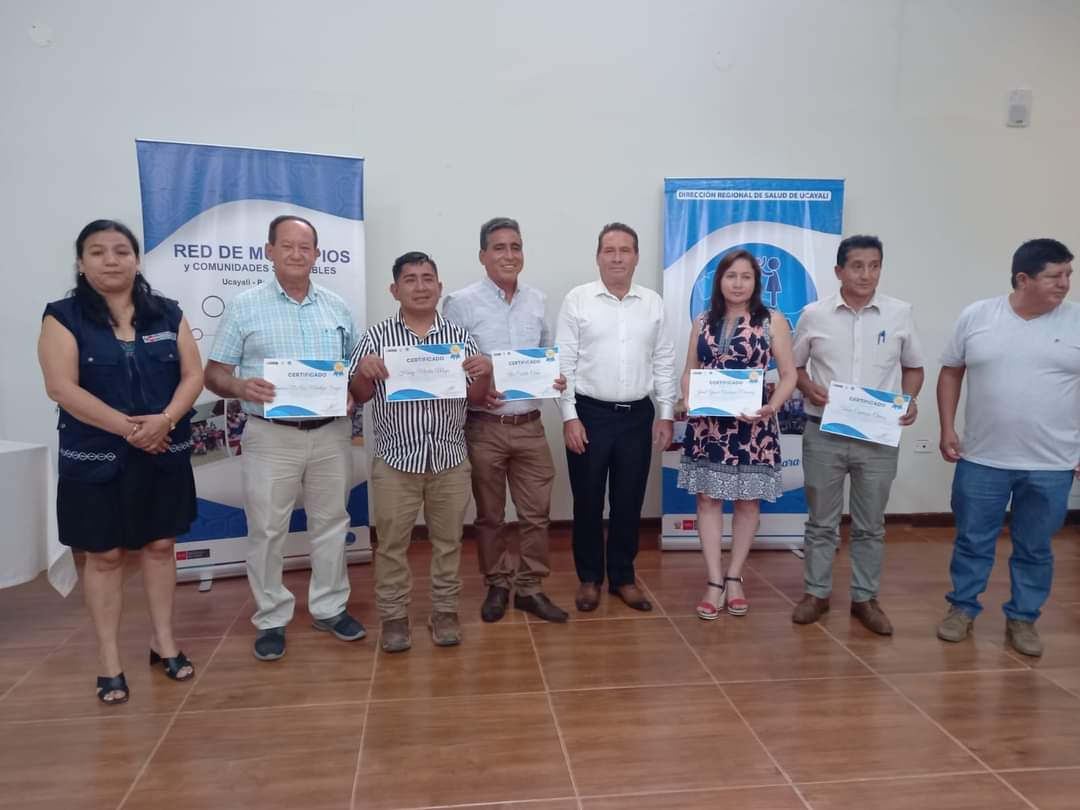 Integrantes de la Red de Municipios y Comunidades saludables