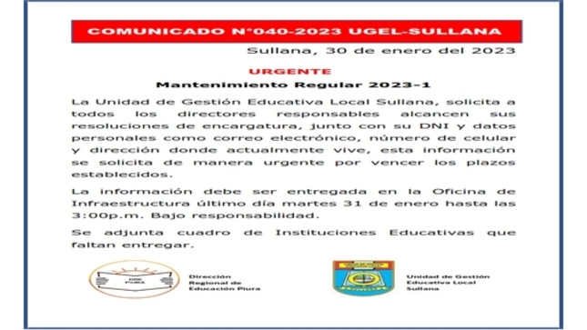 Comunicado N°40