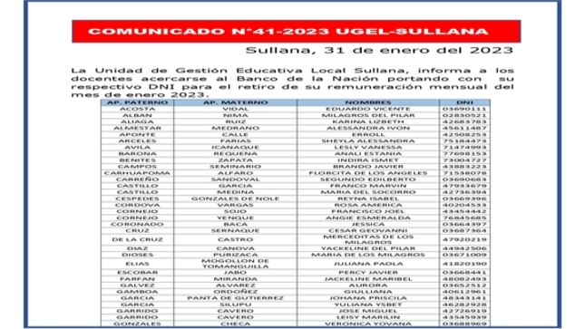 Comunicado N°41 parte 1